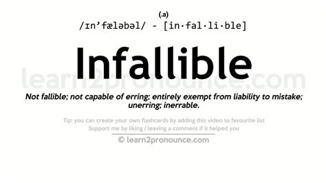 infallible meaning in tagalog|Infallible Definition & Meaning .